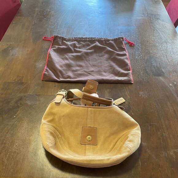 Coach Suede Purse - Picture 1 of 1